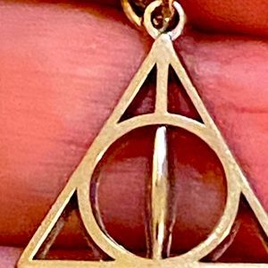 Harry Potter iconic Deathly Hallows necklace